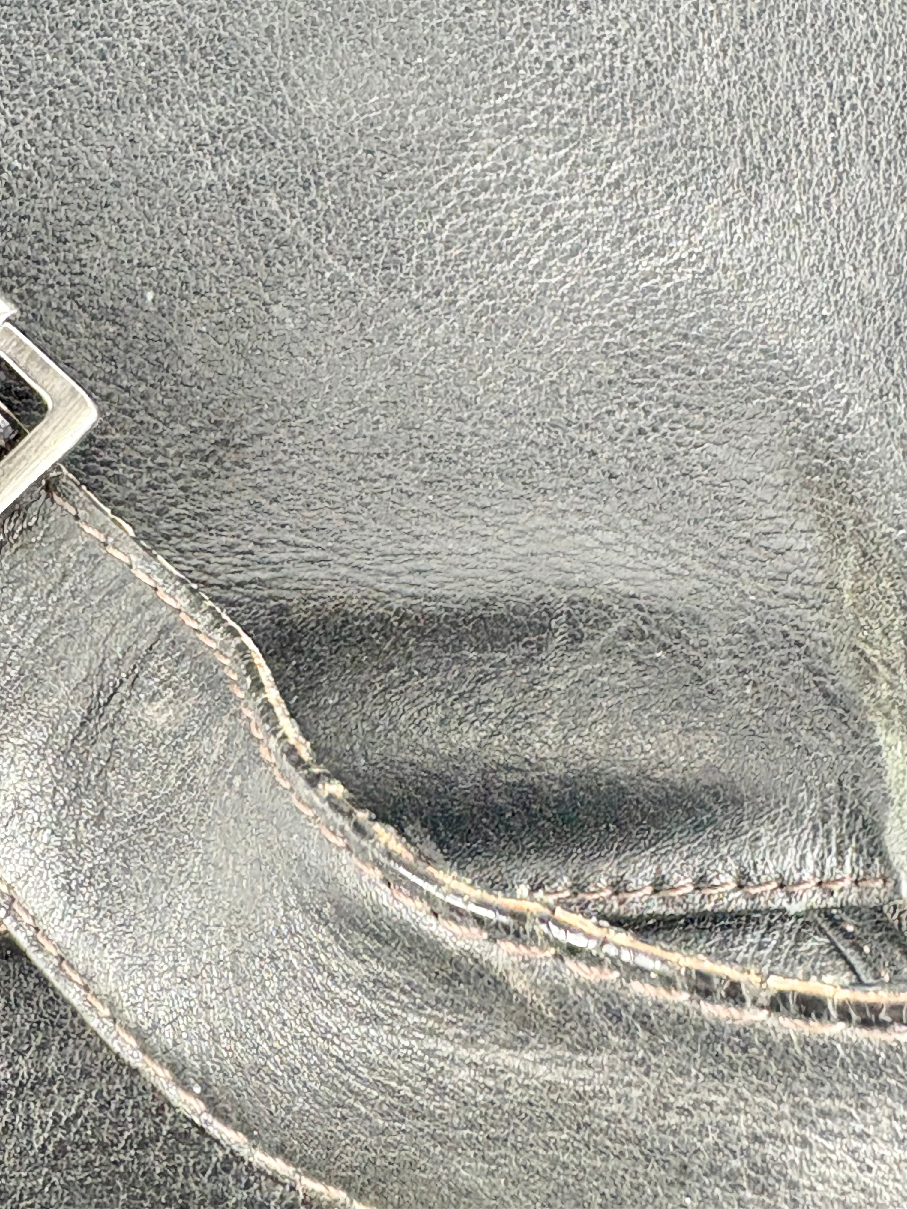 Braun Büffel Black Leather Messenger Bag