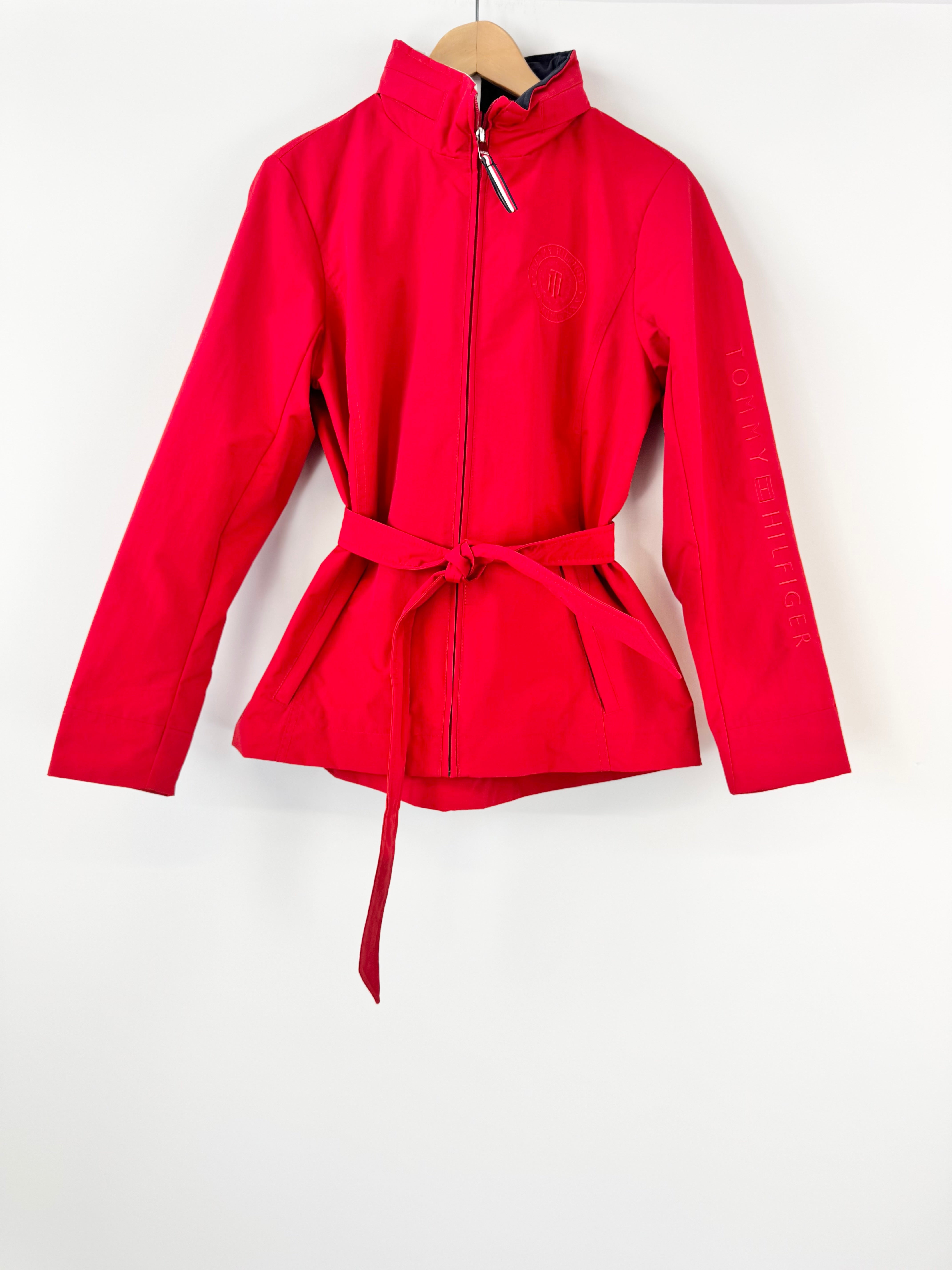 Tommy Hilfiger Crimson Belted Jacket - AU10