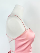 Manning Cartell Cherry Blossom Pink Silky Cocktail Dress - AU10
