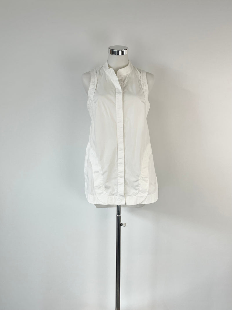 Willow White Sleeveless Tunic - AU8