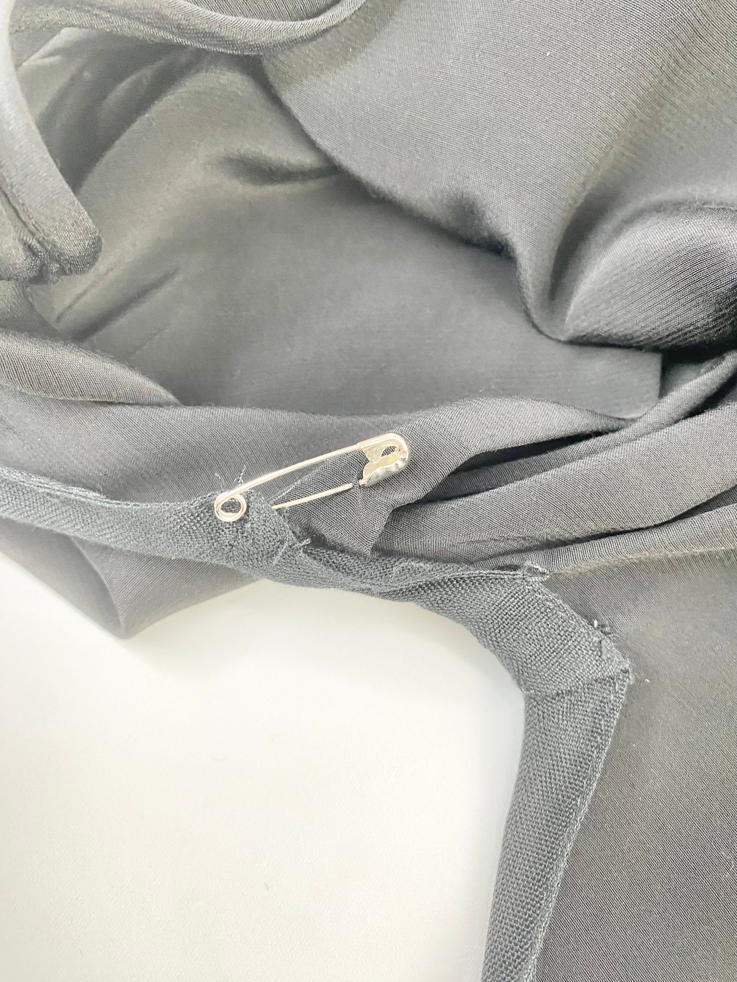 Willow Black Asymmetrical Maxi Dress - AU12
