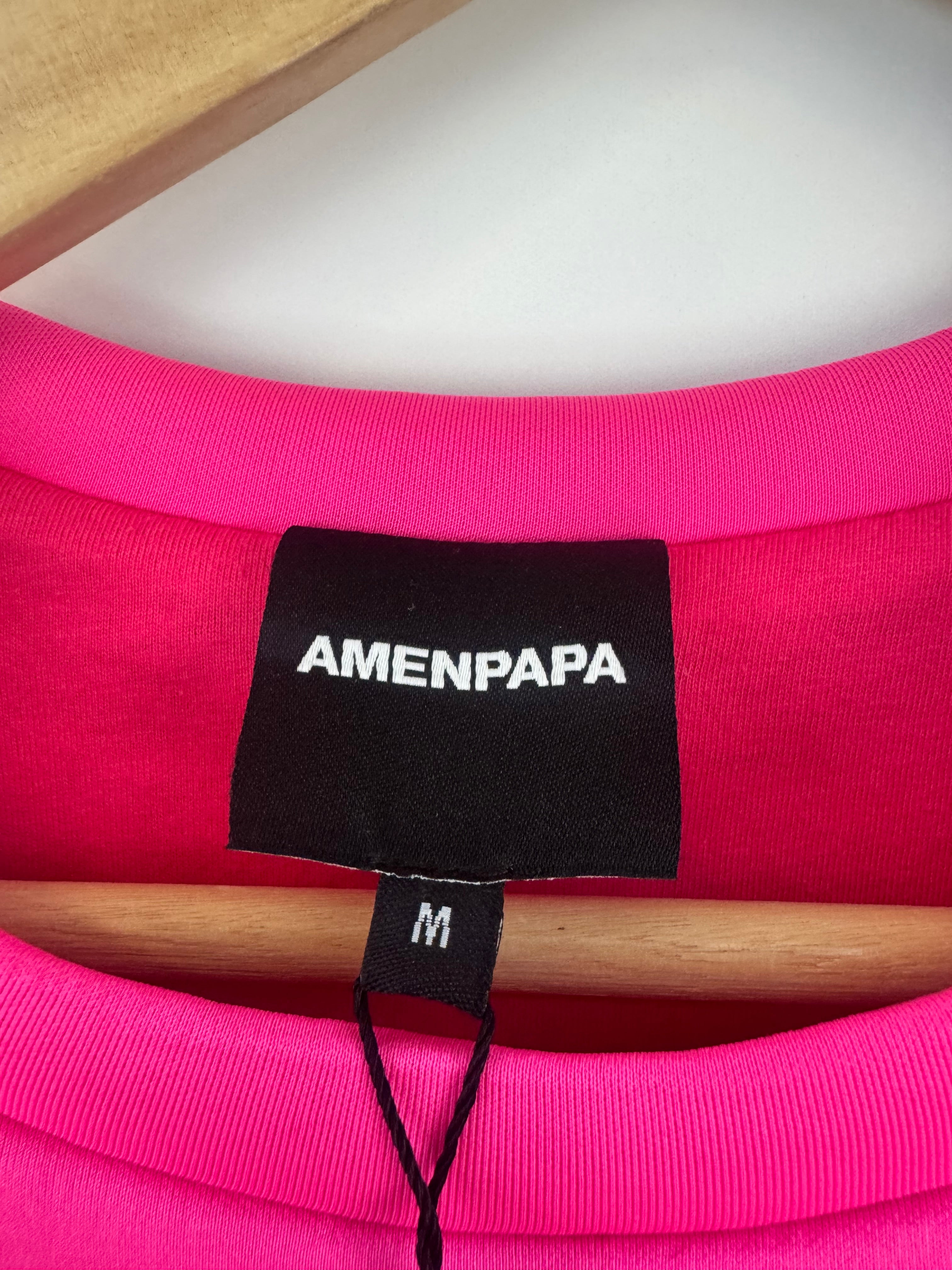 Amenpapa Hot Pink Angel Wing Neoprene Dress NWT - AU10