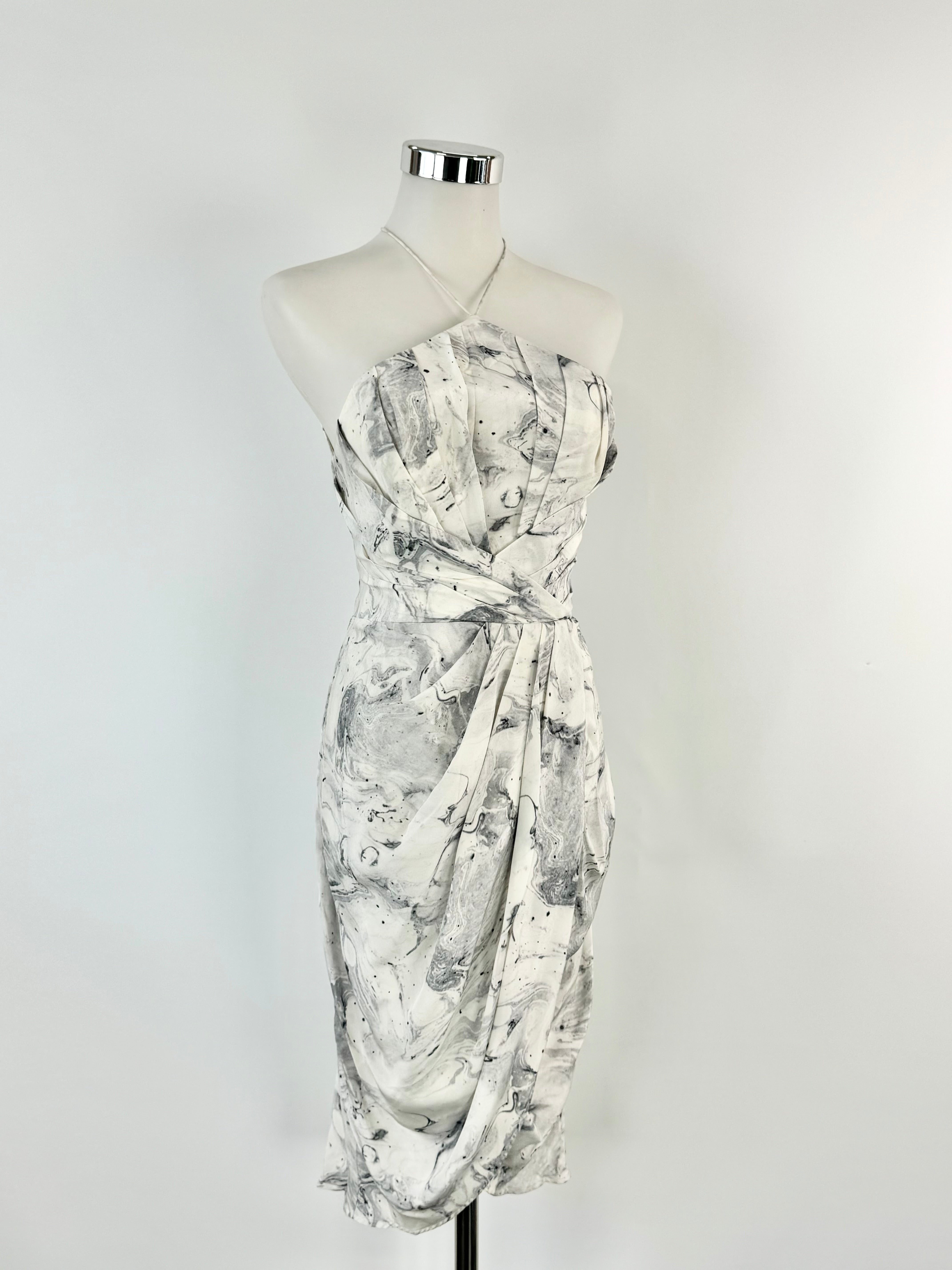 Zimmermann Silk Marble Midi Dress - AU10
