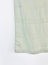 Vintage Jaeger Sage Green Silk Scarf