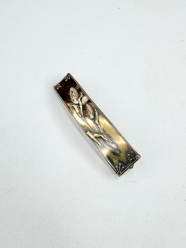 Antique 14ct Victorian Wheat Sheaf Brooch