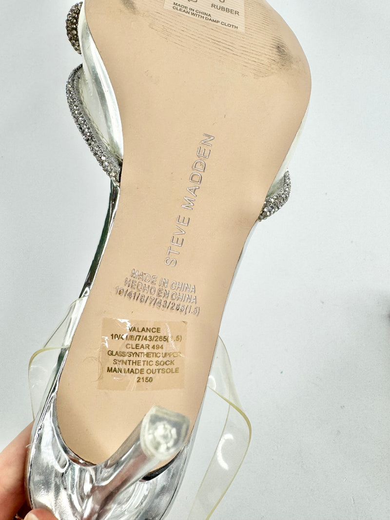 Steve Madden 'Vallance' Rhinestone Studded Pointed Toe Stilettos - EU38