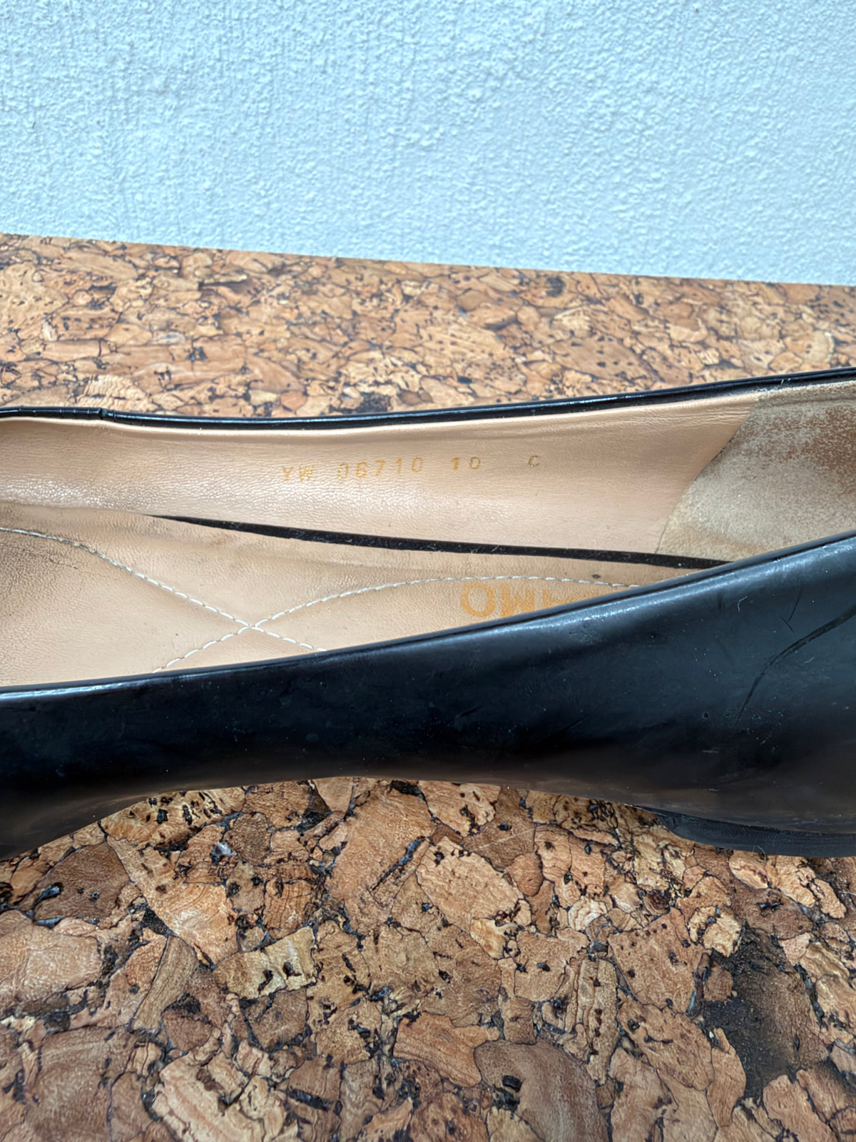 Salvatore Ferragamo Patent Leather Ballet Flats - EU41.5