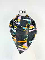 Gorman x Heide Black Silk & Cotton Scarf NWT