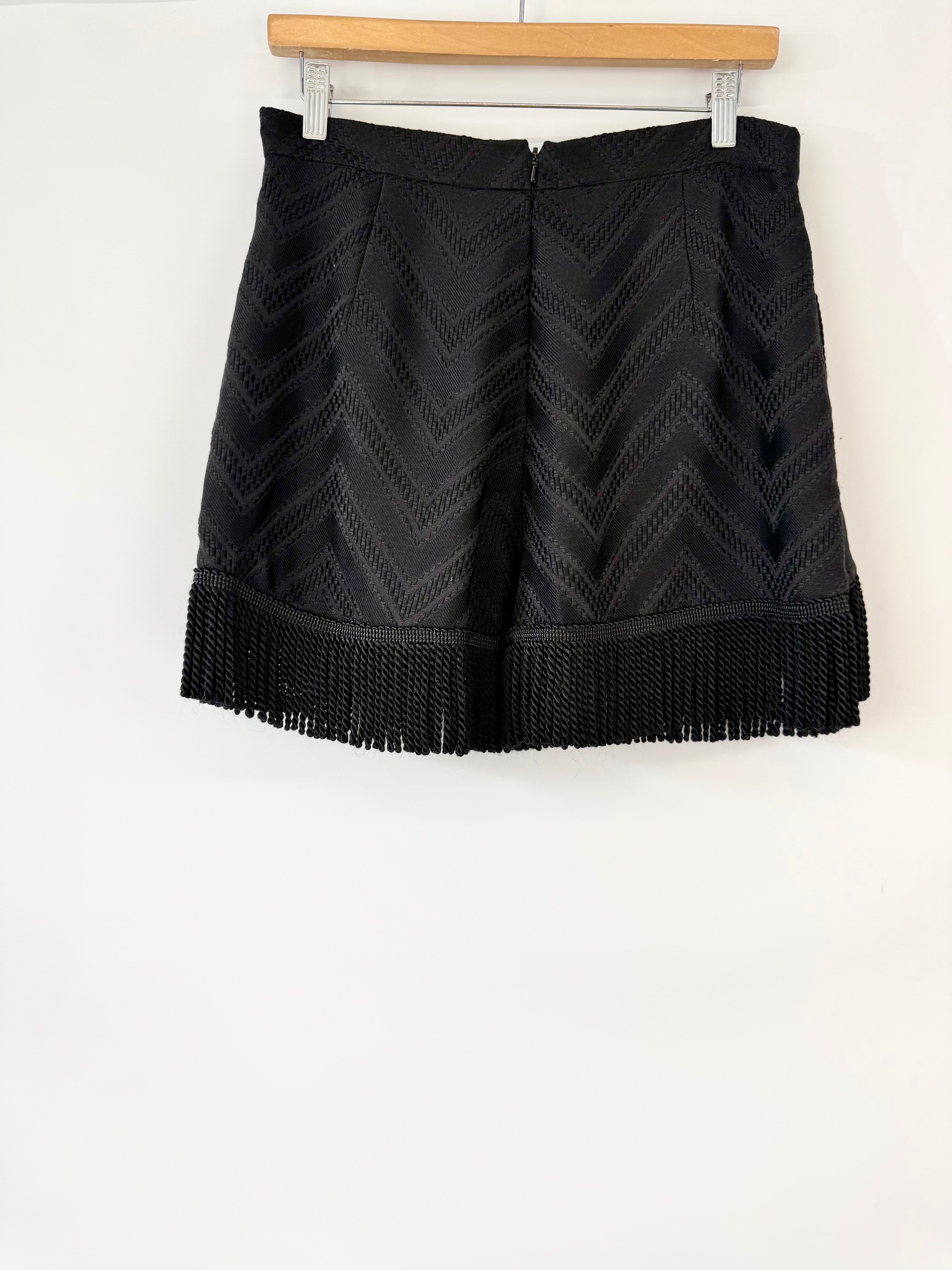 Alice McCall Black Fringed 'Eagles Dare' Skort - AU12