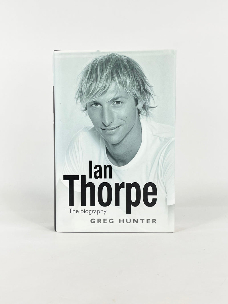Signed Ian Thorpe (Hardcover) Biography - Greg Hunter