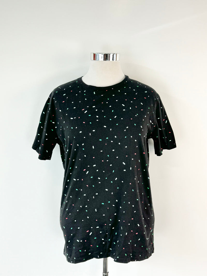 Alpha 60 Black Confetti T-Shirt - AU12