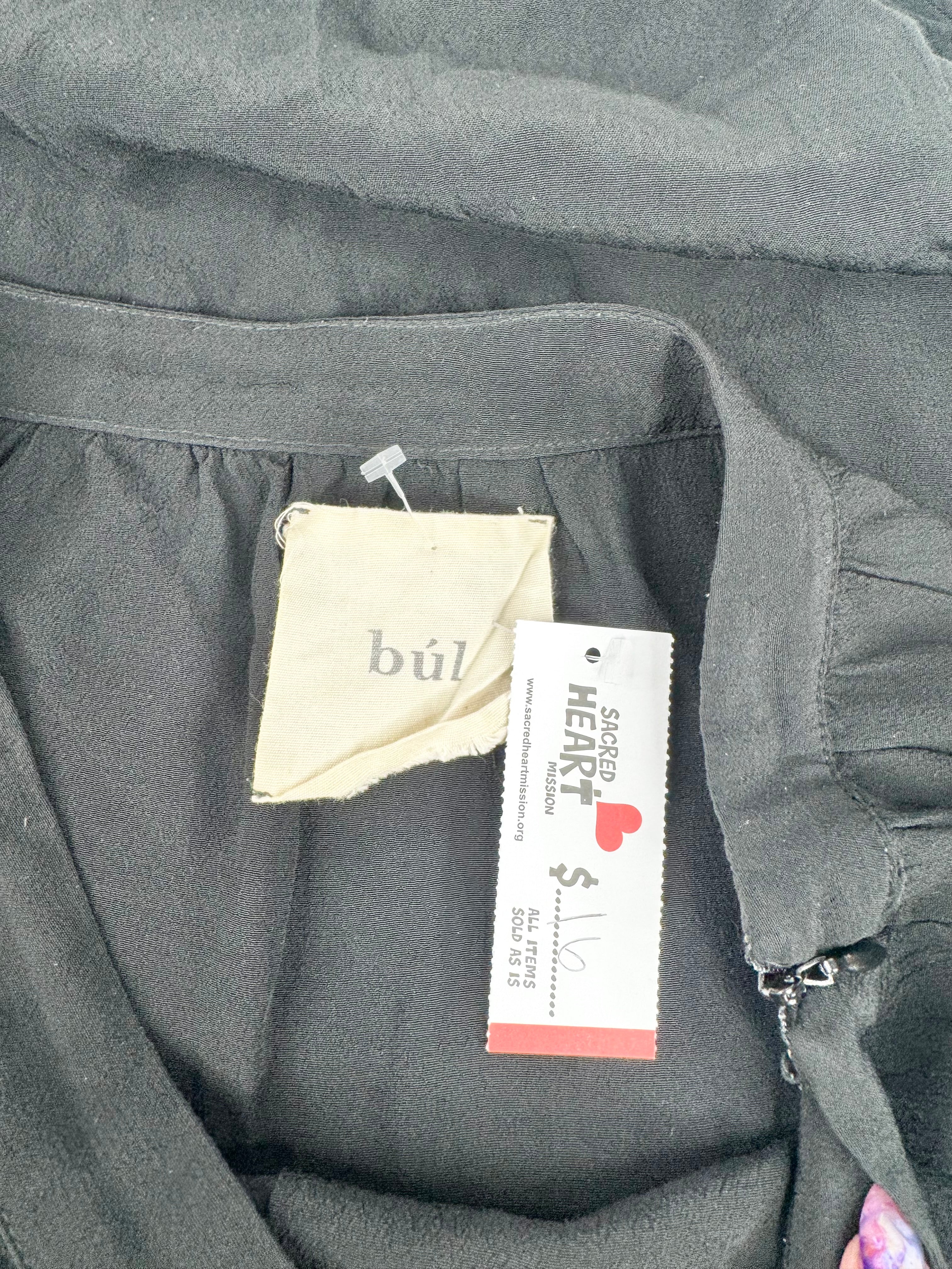 BUL BLACK Asymmetrical Midi SKIRT - AU6