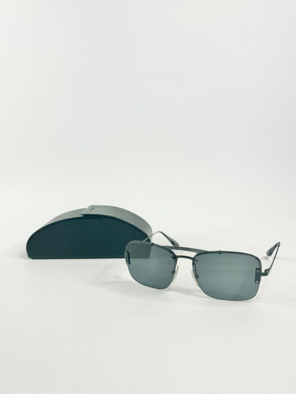 Prada Black Square Lens Sunglasses