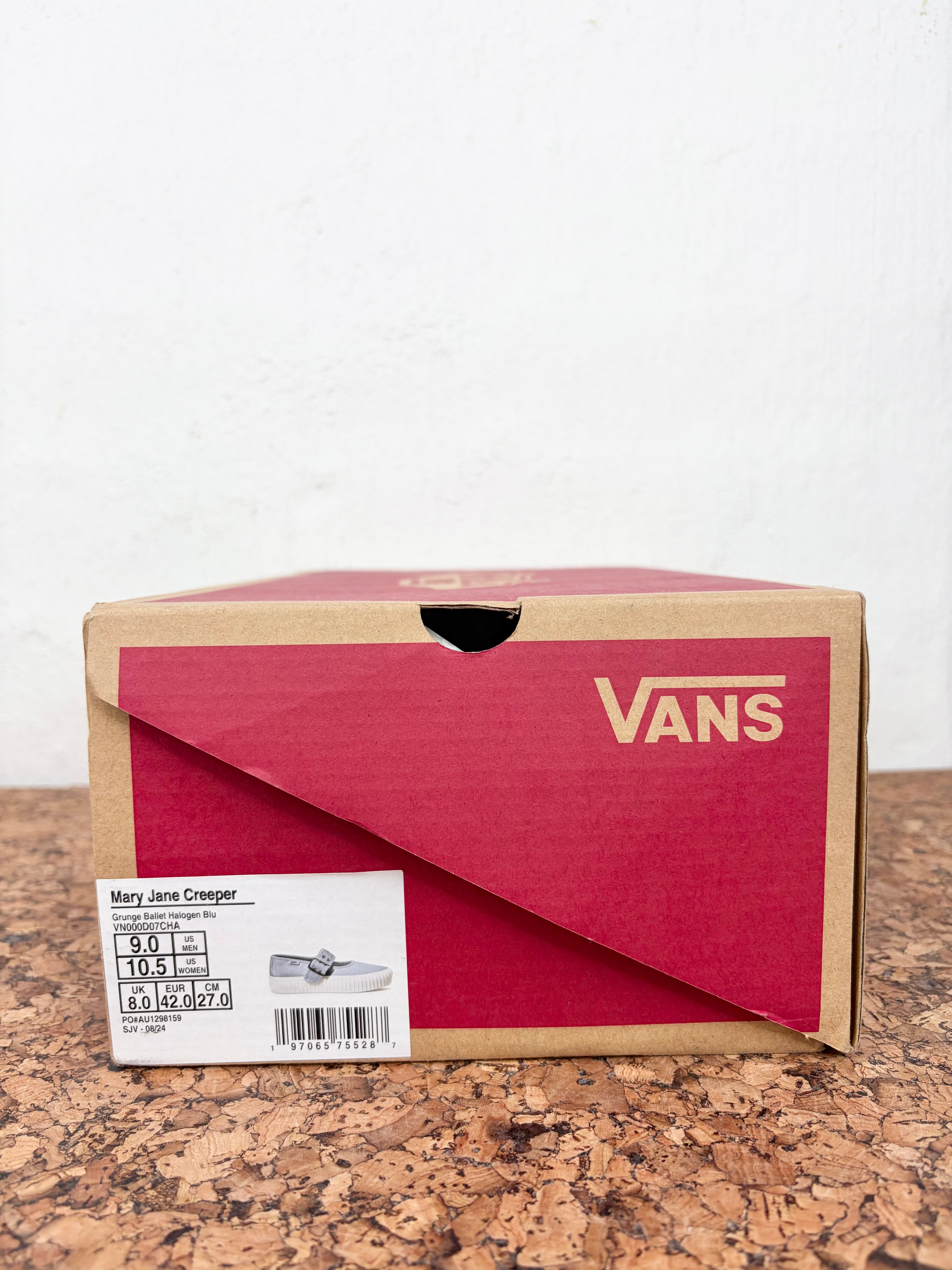 Vans 'Grunge Ballet Halogen Blue' Mary Jane Creeper NWT - EU42