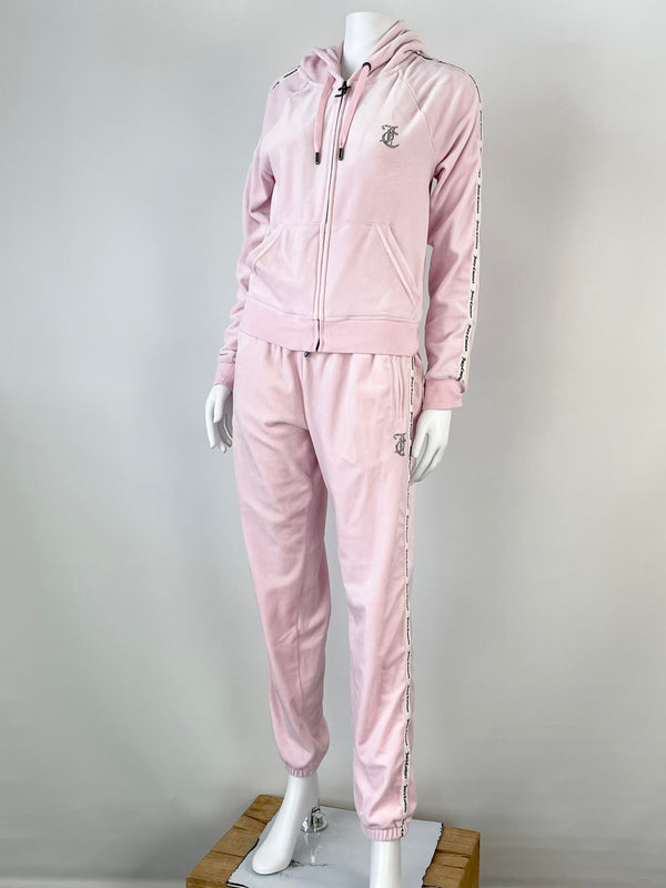 Juicy Couture Baby Pink Velour Track Suit - AU8