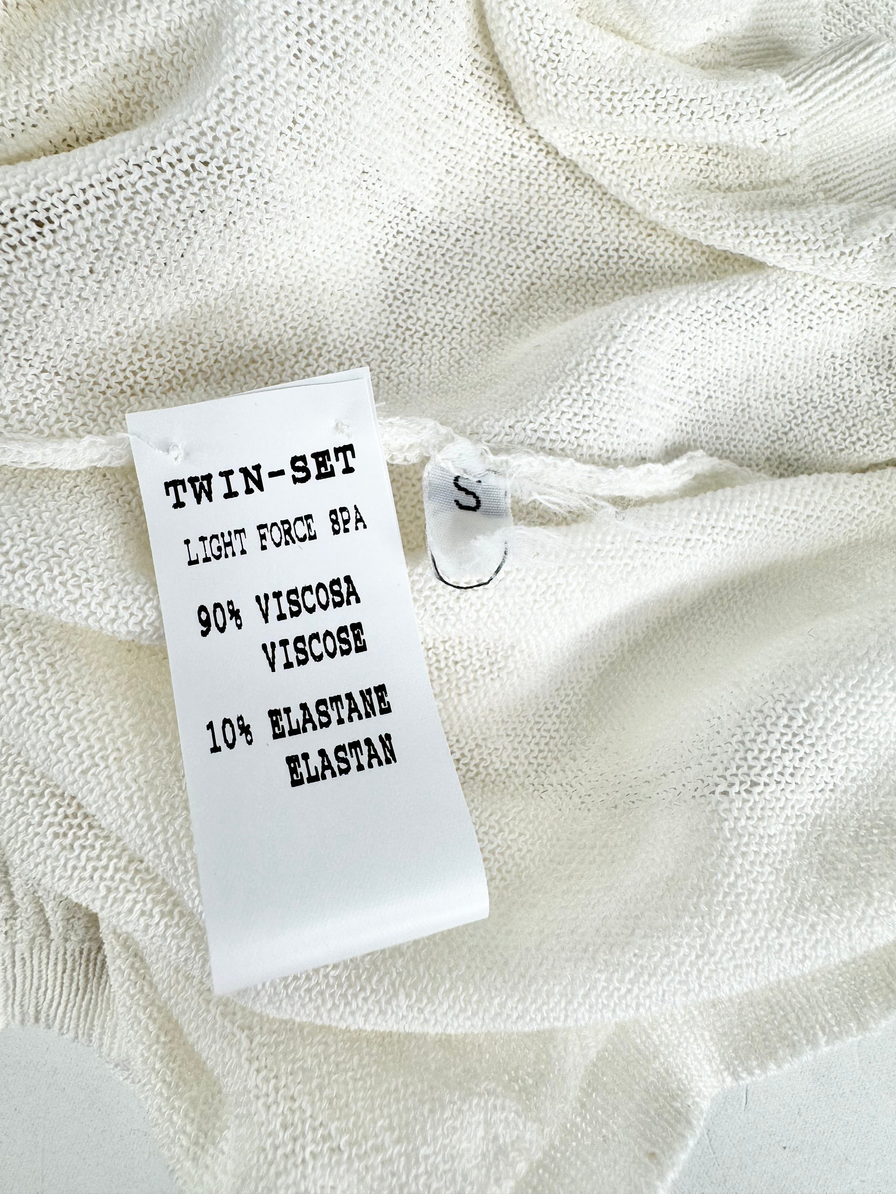 Twinset by Simone Barbieri White Vest - AU8