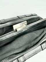 Kenneth Cole Structured Black Clutch