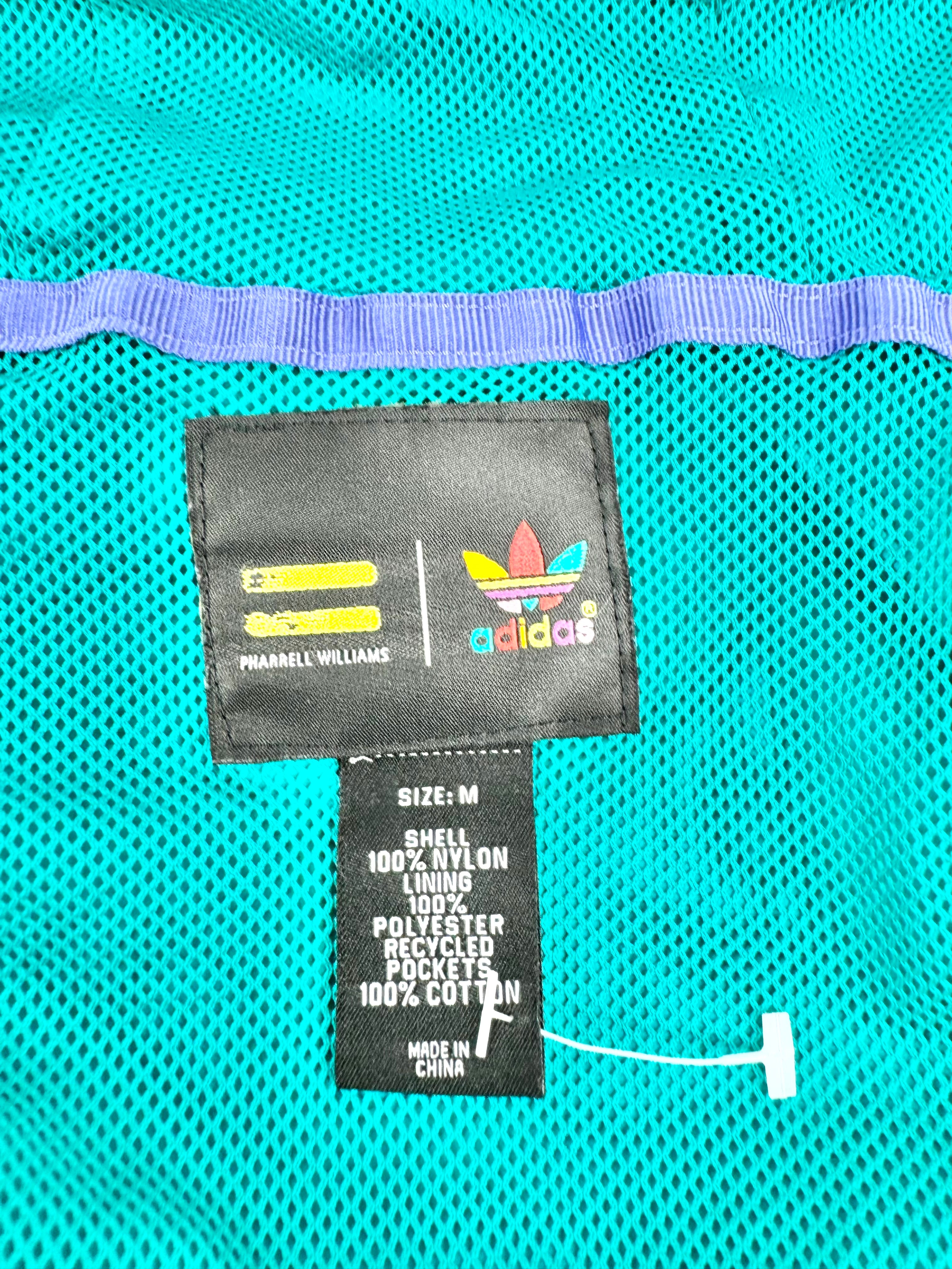 Pharrell Williams x Adidas Teal Track Jacket - M