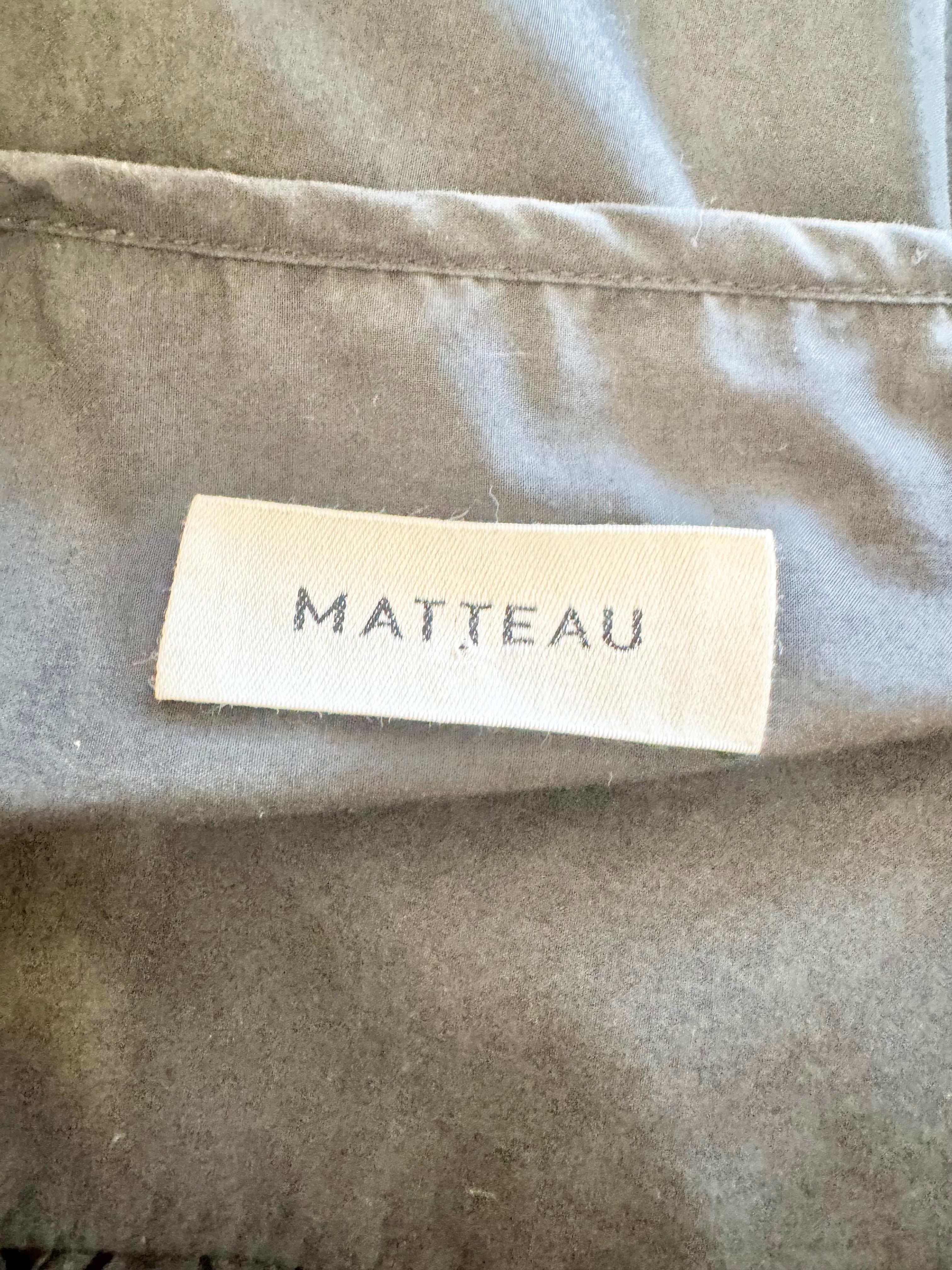 Matteau Black Tiered Cotton Maxi Dress - AU8