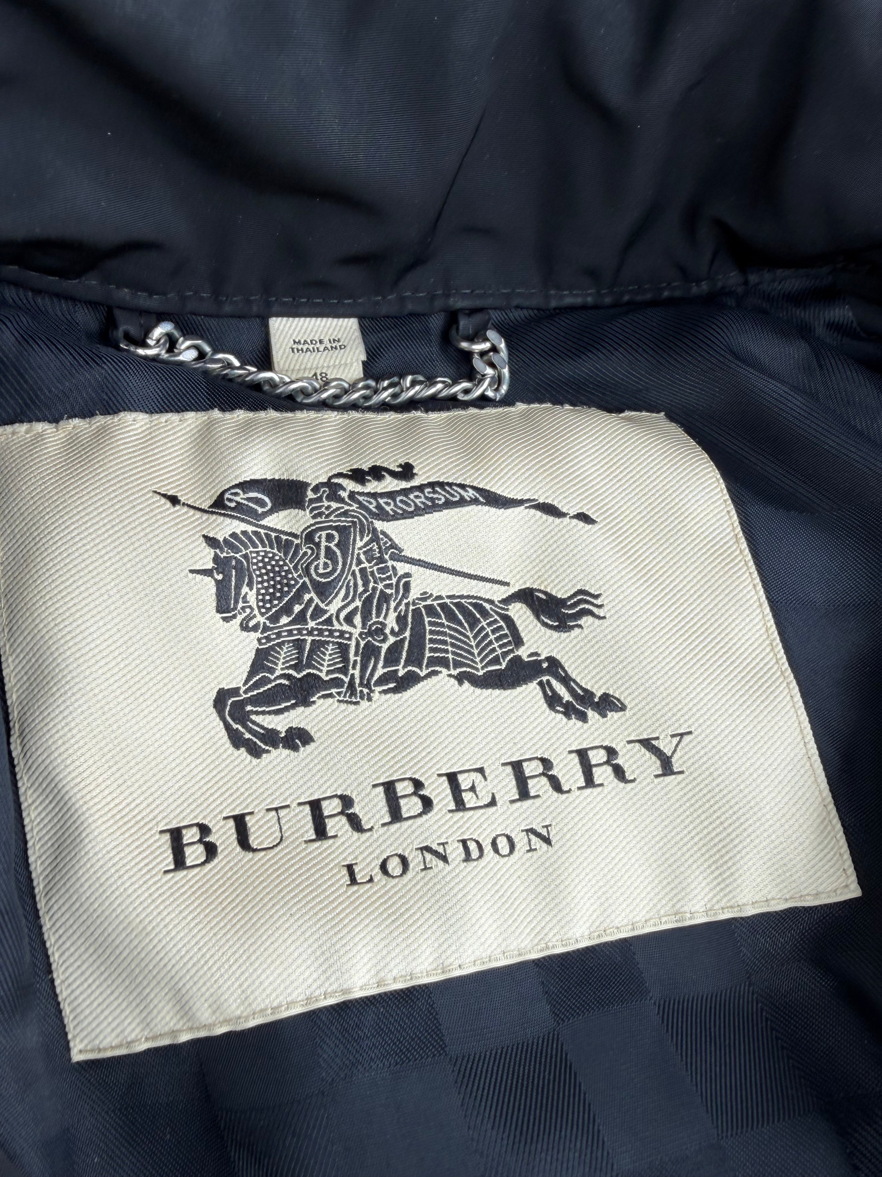 Burberry London Black Utility Jacket - M