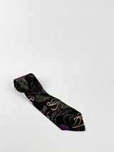 Christian Dior Monsieur Purple & Black Tie