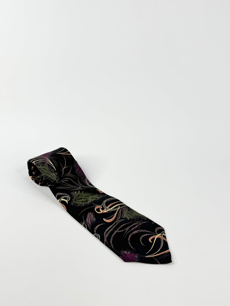 Christian Dior Monsieur Purple & Black Tie