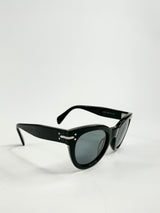 Celine Black Ovular Cat Eye Sunglasses