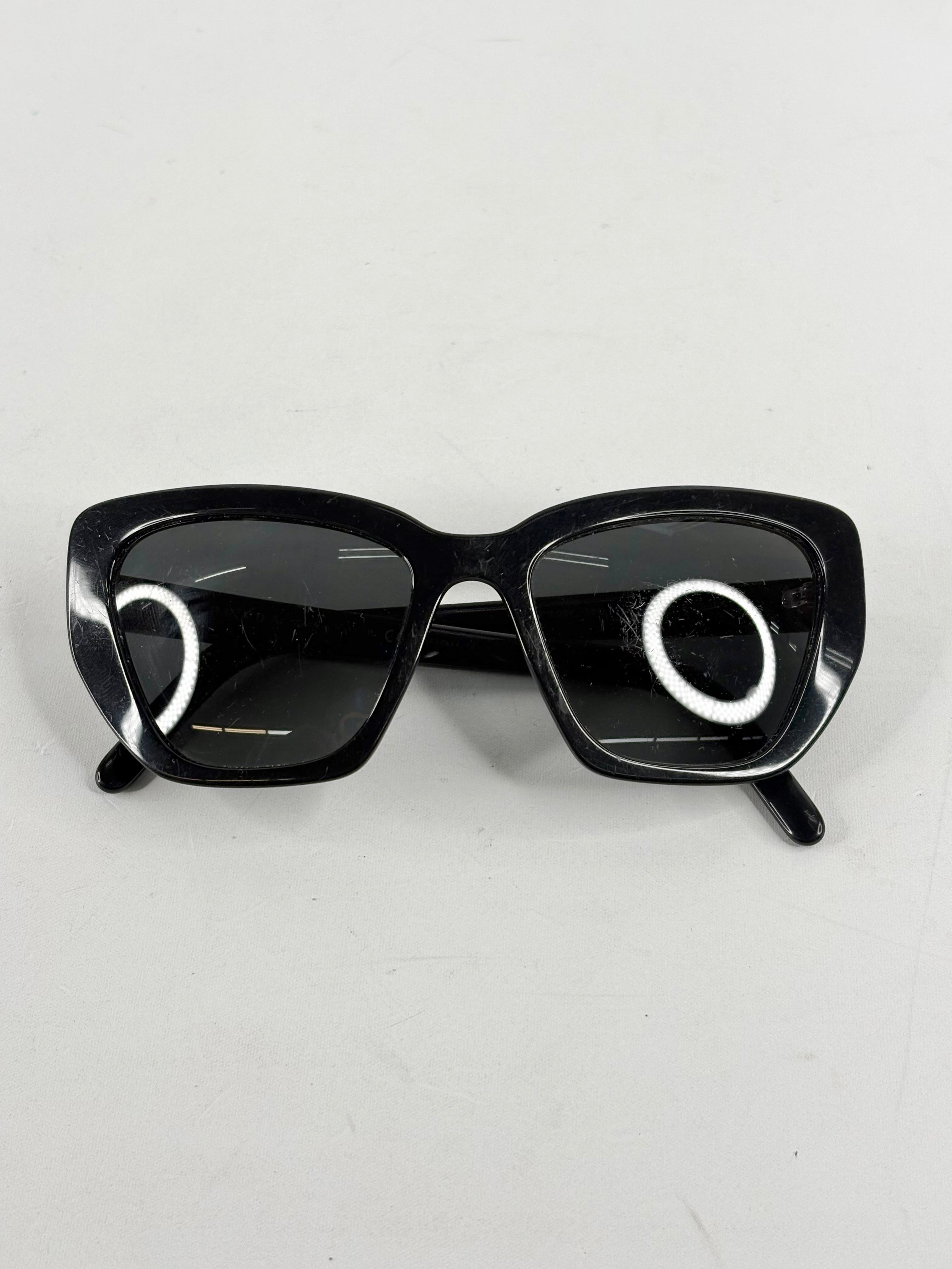Prada Black SPR08V Cat-Eye Sunglasses