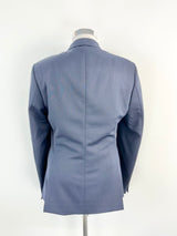 Burberry London Midnight Blue Wool Blazer - 52