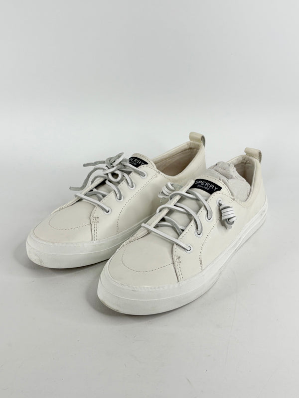 Sperry White Leather Crest Vibe Sneakers - EU40