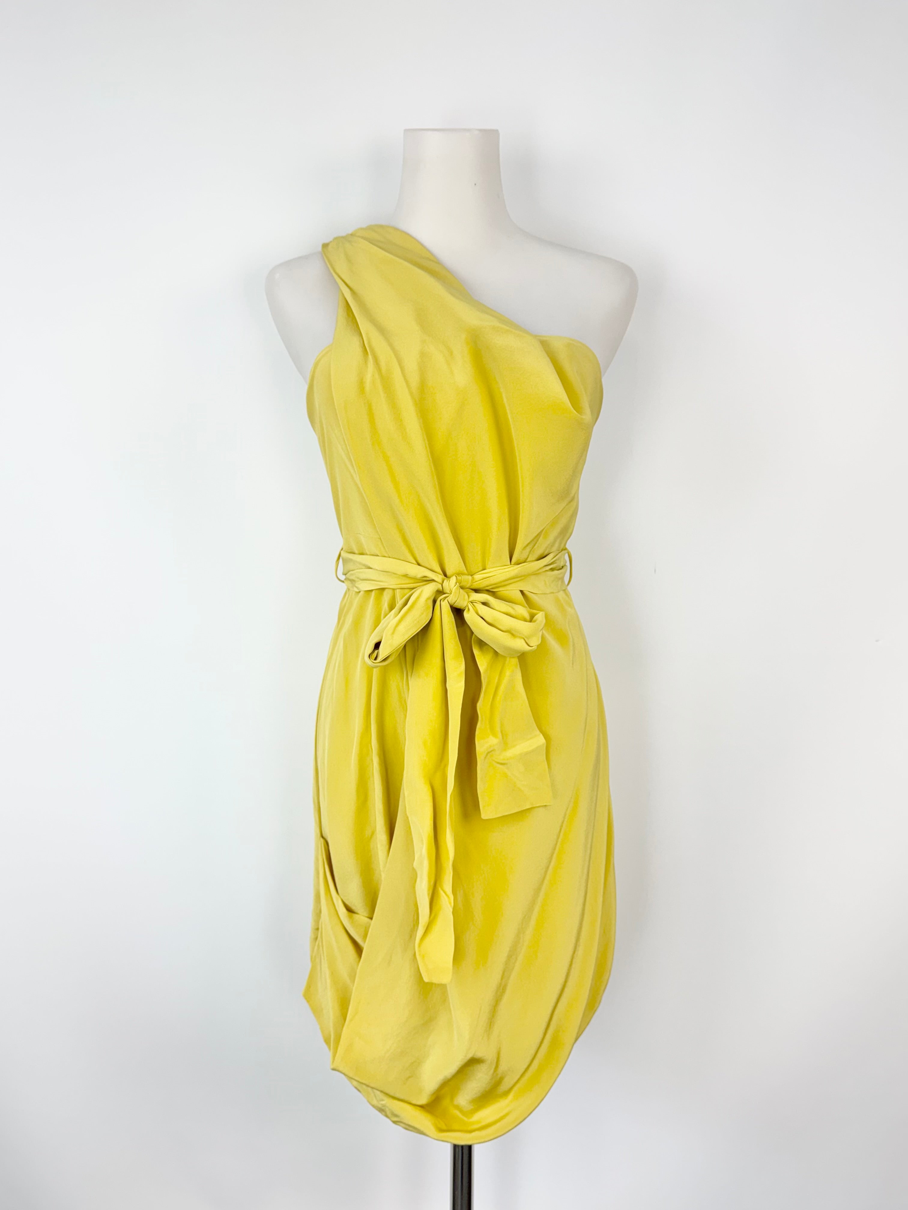 Zimmermann Sunflower Yellow Silk Mini Dress - AU6/8