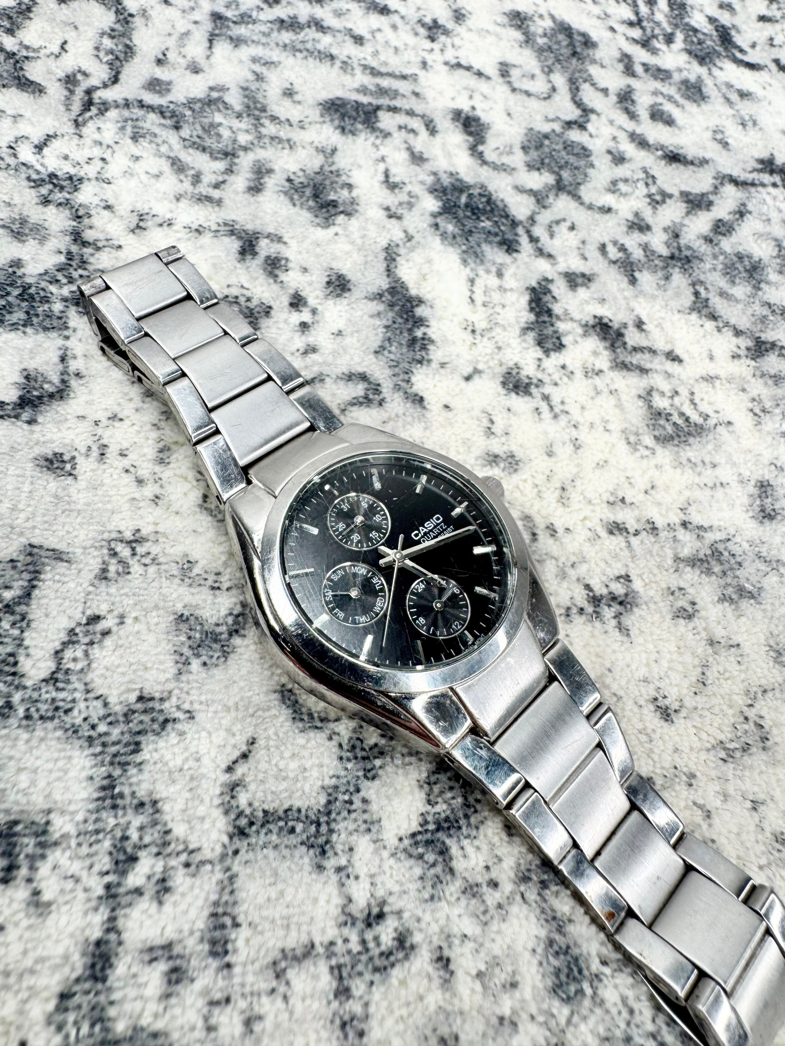Casio Silver Tone Stainless Steel 1794 MTP-1191 Watch