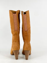 Timberland Tan Knee High Heeled Boots - EU38
