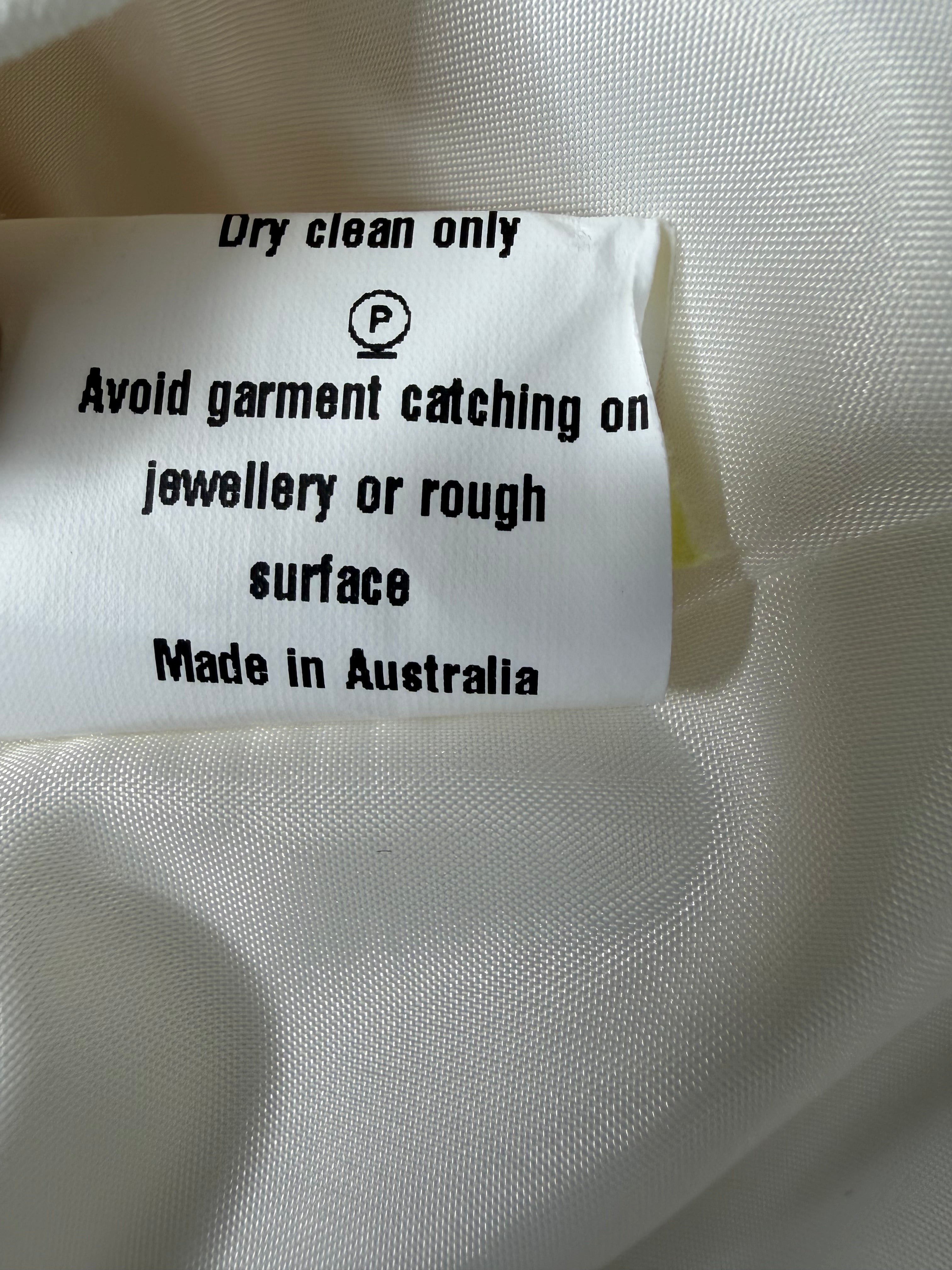 Carla Zampatti Cream Tie Front Jacket - AU8