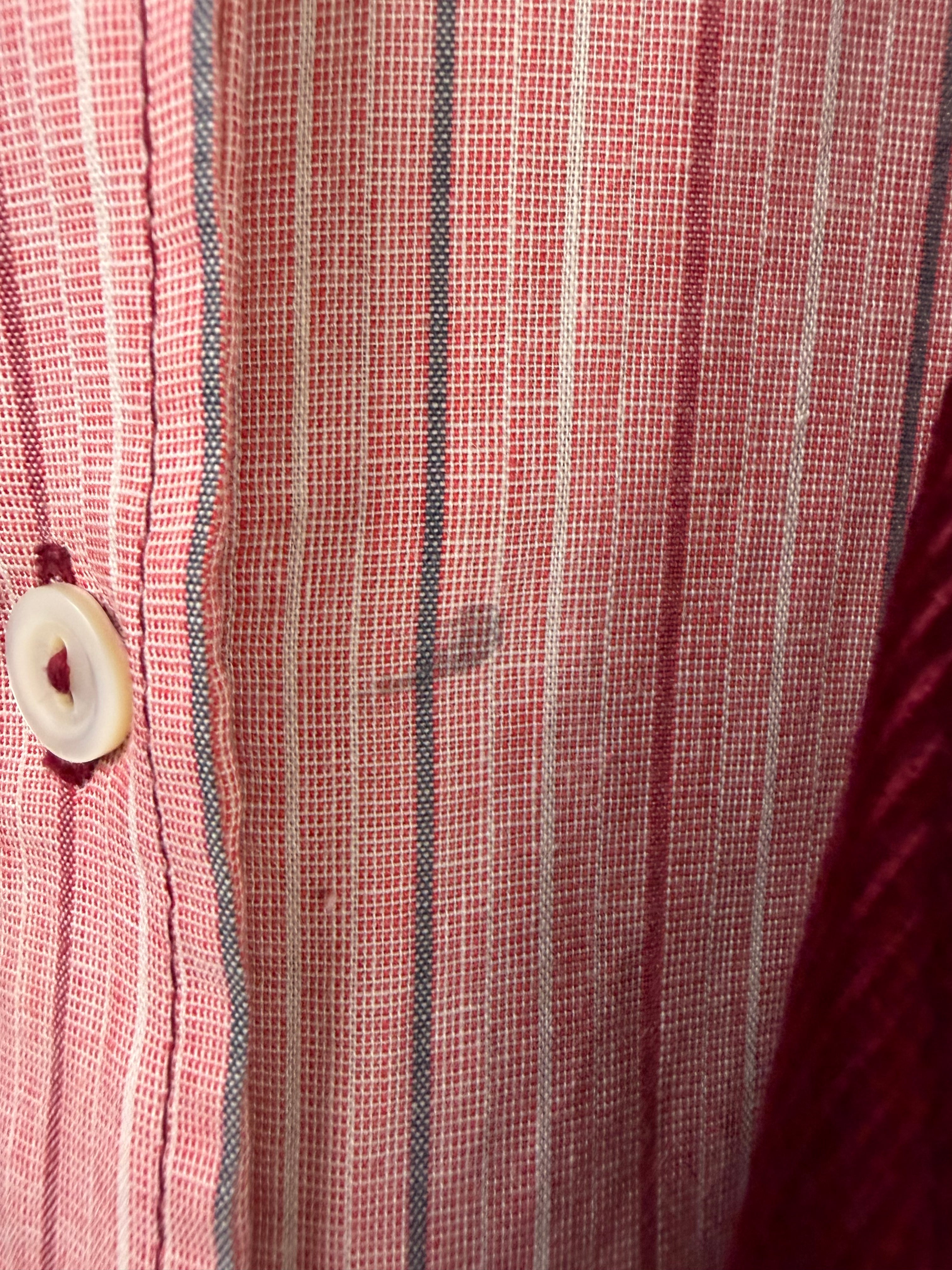 Vintage Rodney Clark Red Striped Shirt and Vest - AU12