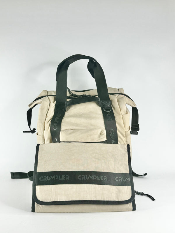 Crumpler Black & Cream 'The All In Tote' Tote/Backpack