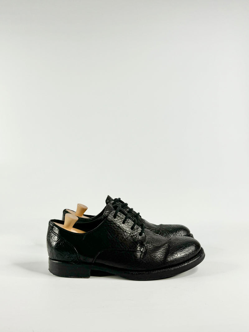 Asgaard 'Thorkatla' Black Reversed Black Lace Up Shoes - EU42