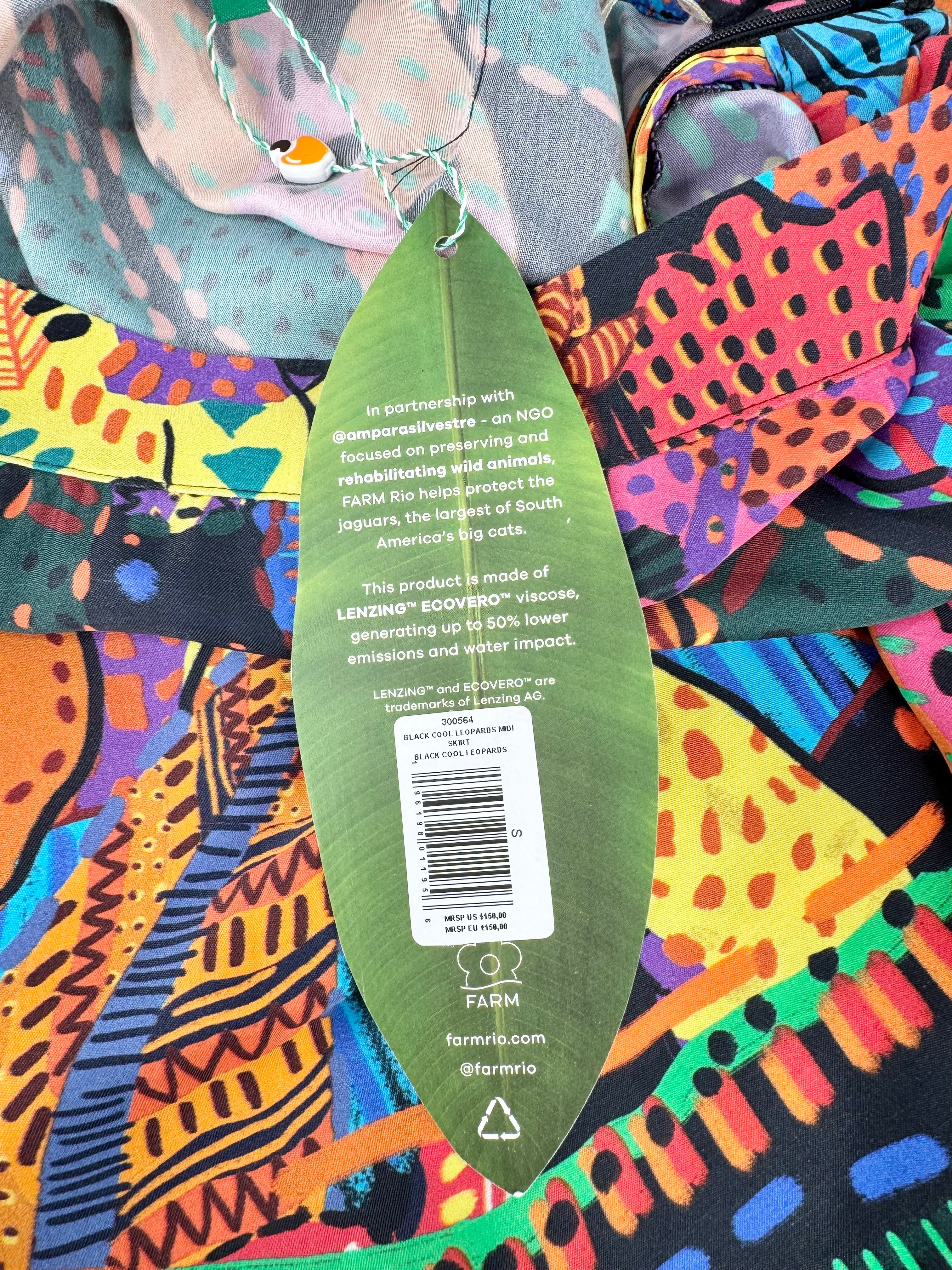 FARM rio Jungle Print Skirt NWT - AU8