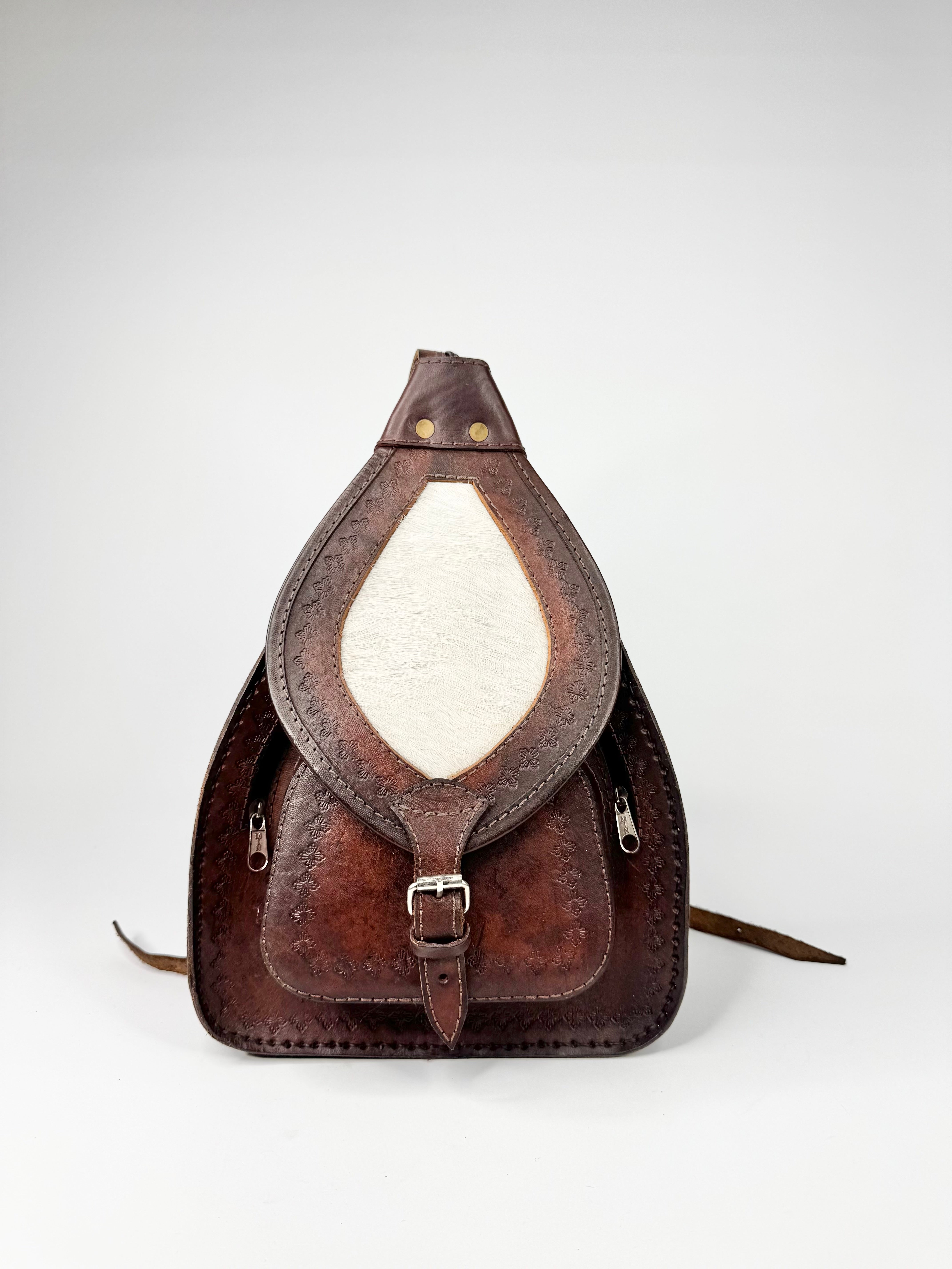 Handmade Leather & Hide Backpack