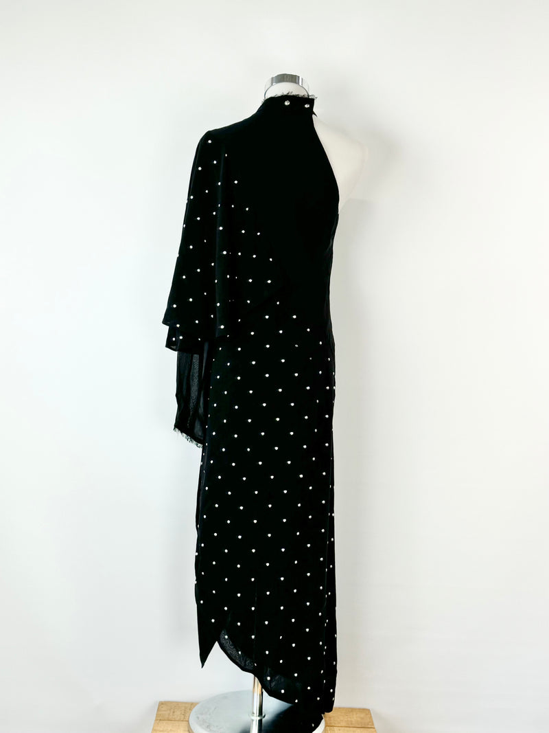 Kitx Black Silk 'Stardust' Dress NWT - AU8