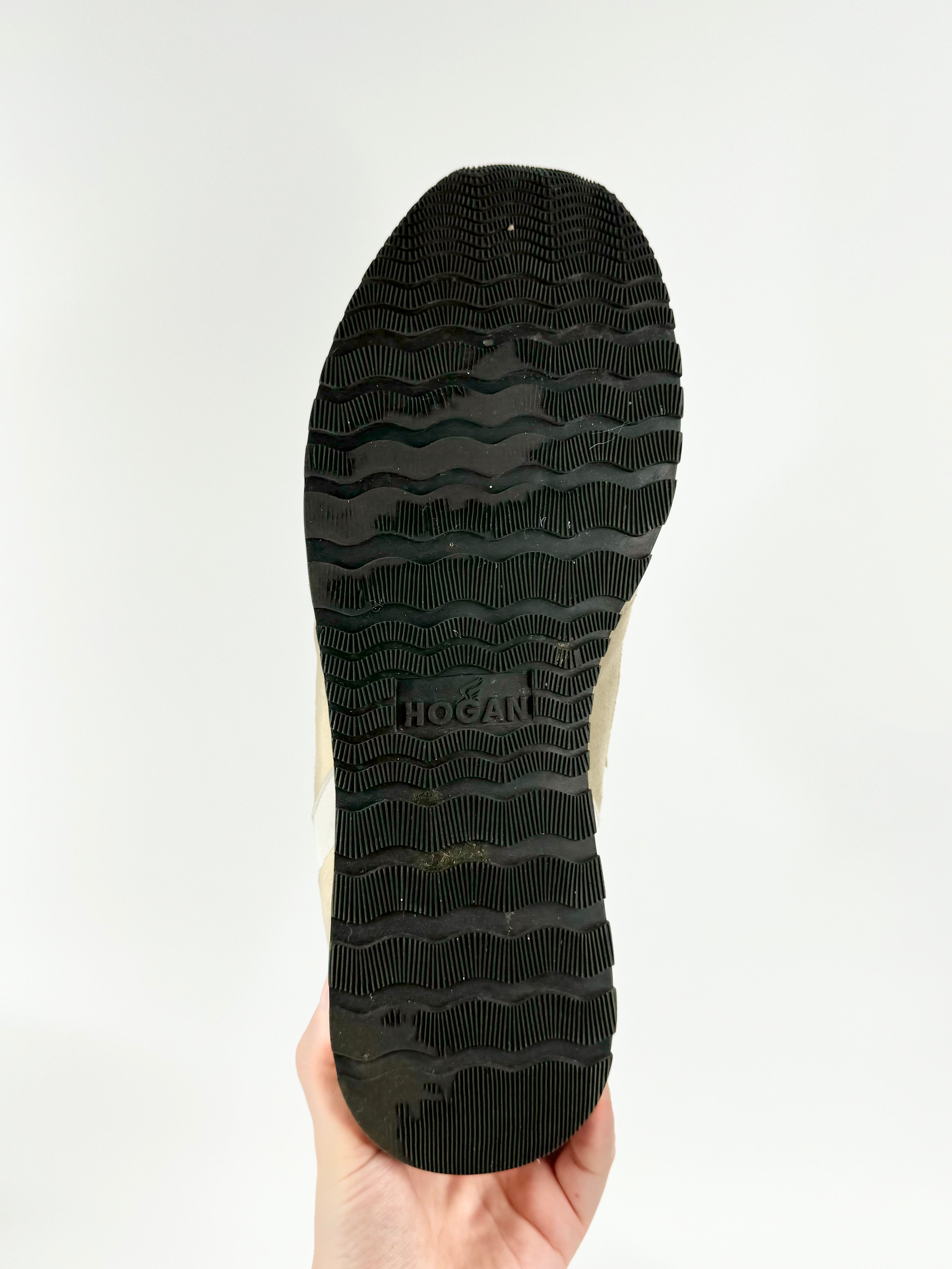 Hogan Sandy Suede & Mesh Sneakers - US10.5