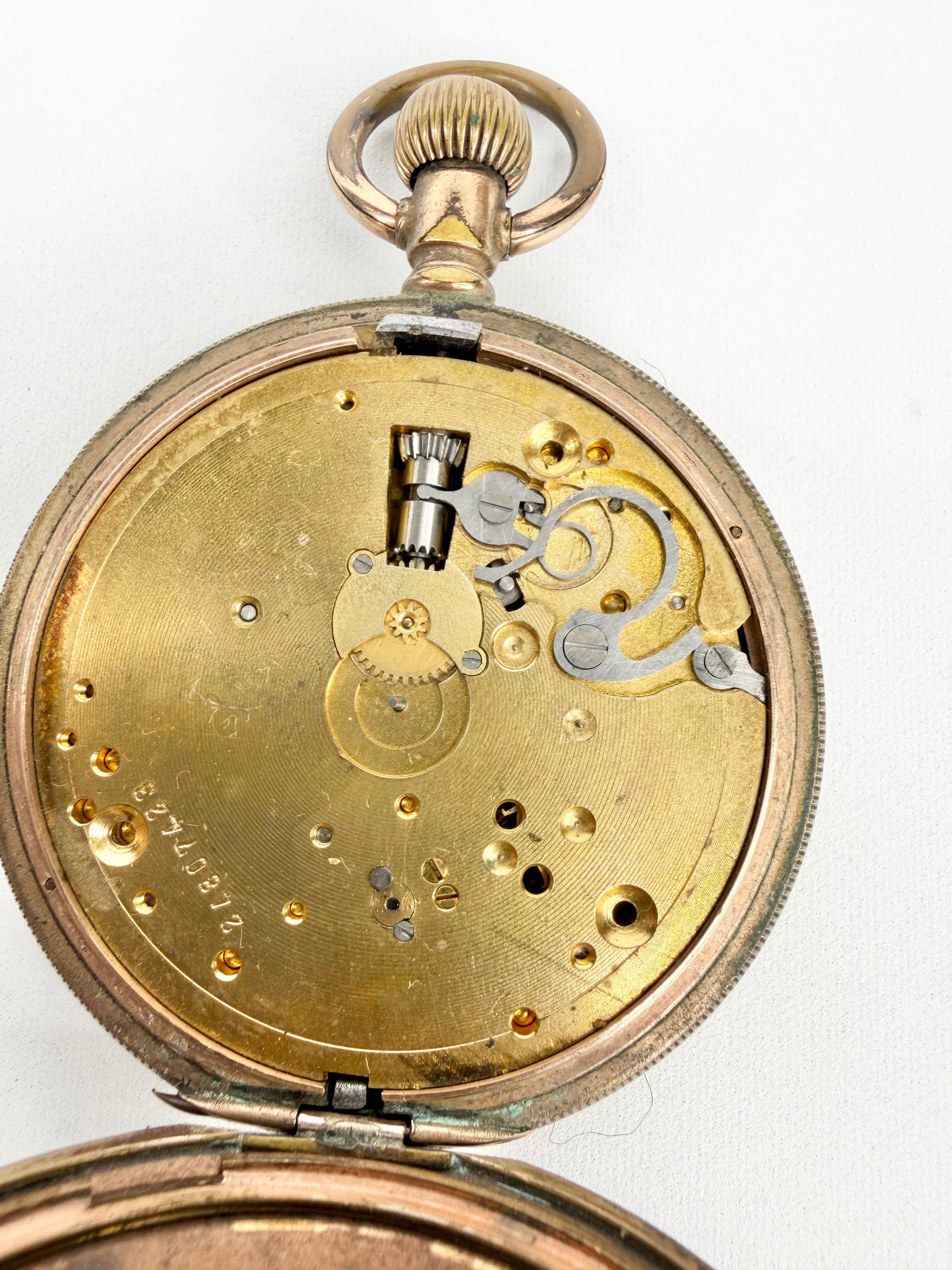 Vintage 1900s Elgin Rolled Gold Pocket Watch