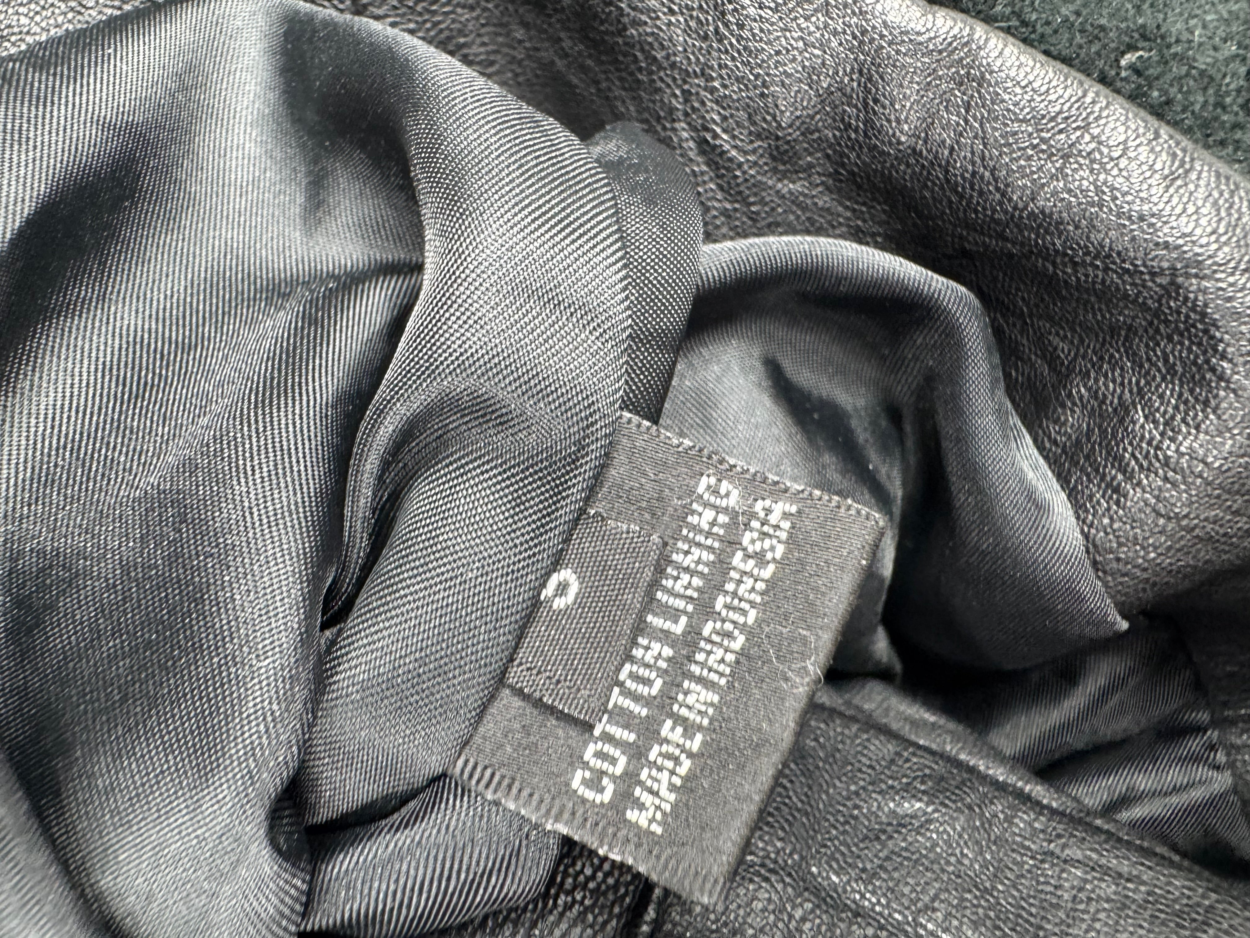 Buddah Wear Black Leather Jacket - AU8/10