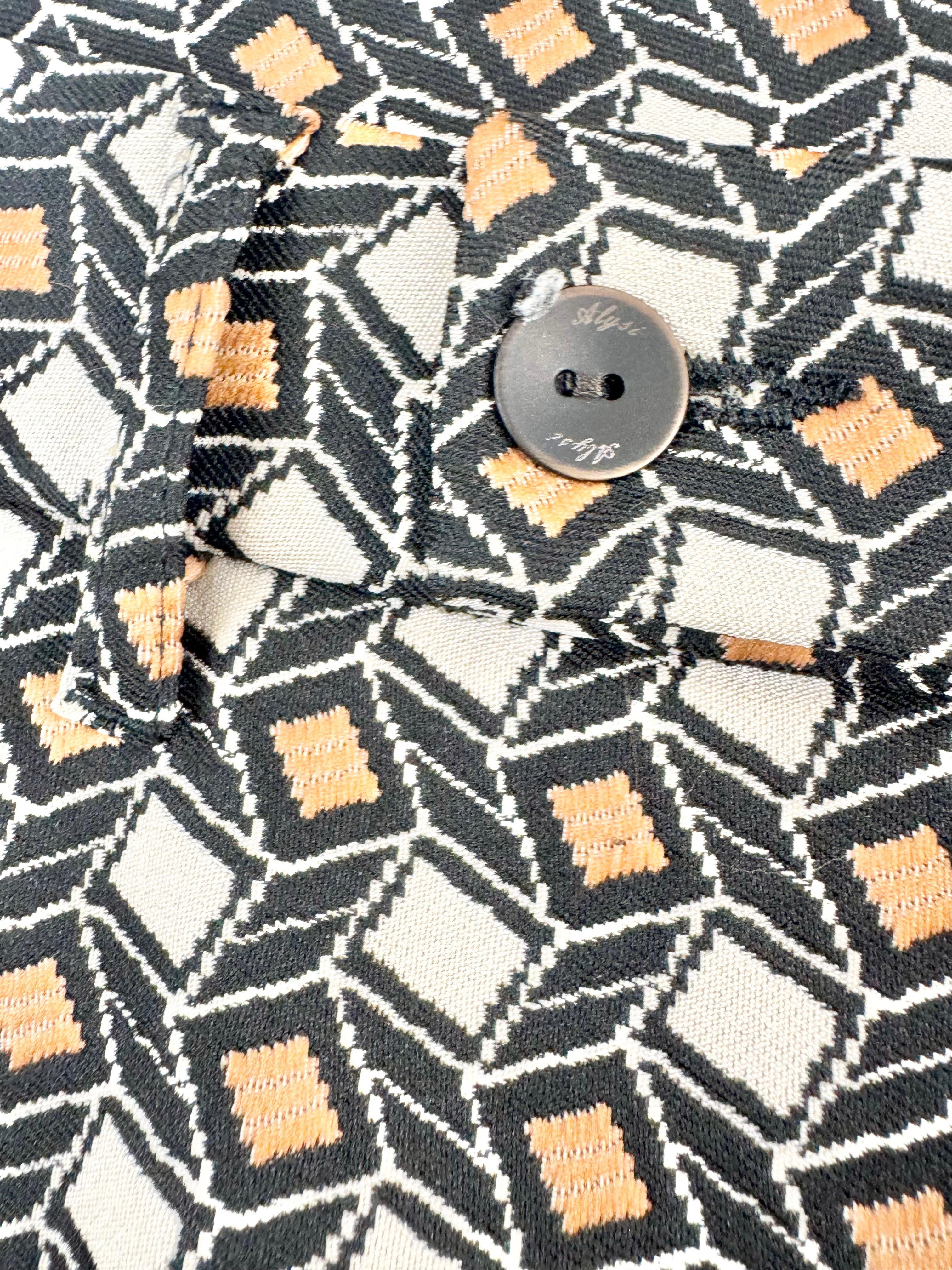 Alysi 'Camel Jacquard Pantalone' Chinos - AU10