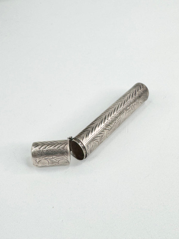 Vintage Silverplated Toothpick Case