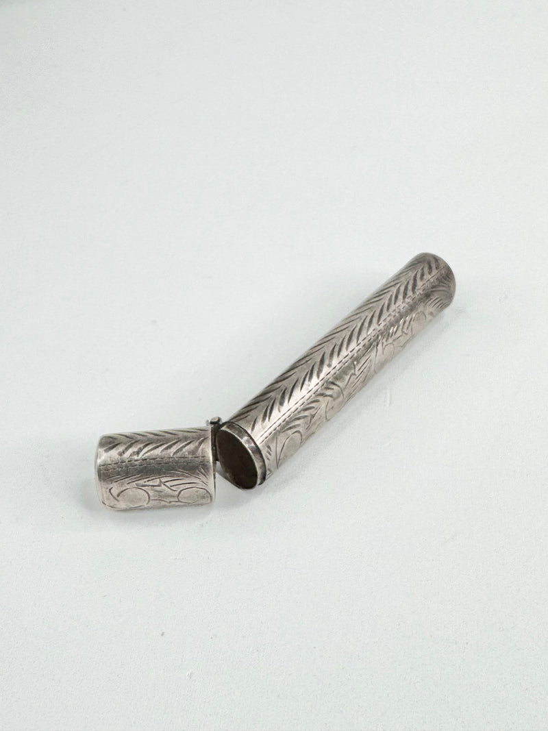 Vintage Silverplated Toothpick Case