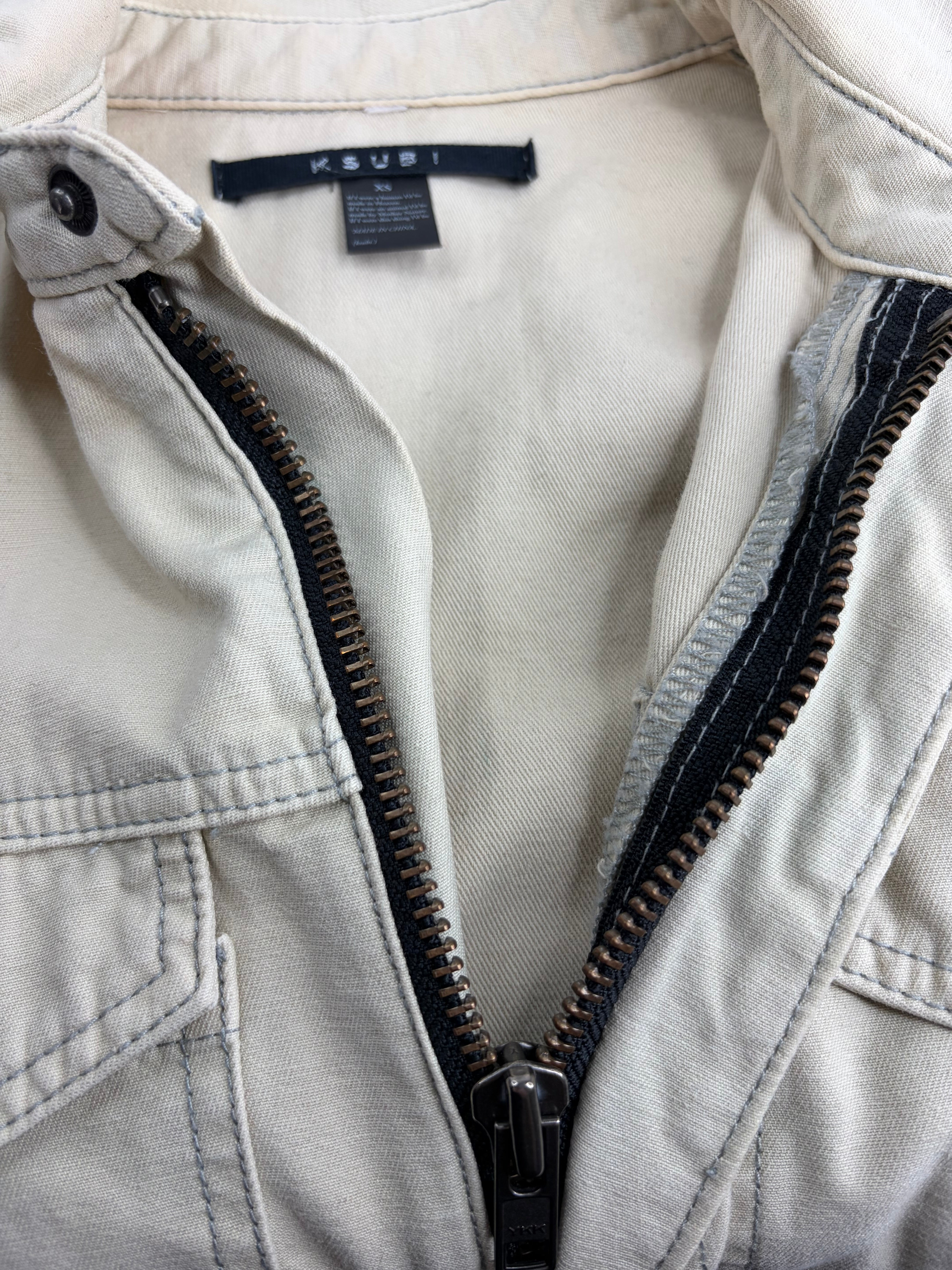 Ksubi Ecru Long Boiler Suit - AU6