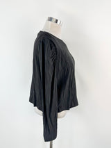 Nom*d Black Long Sleeve Blouse - AU12