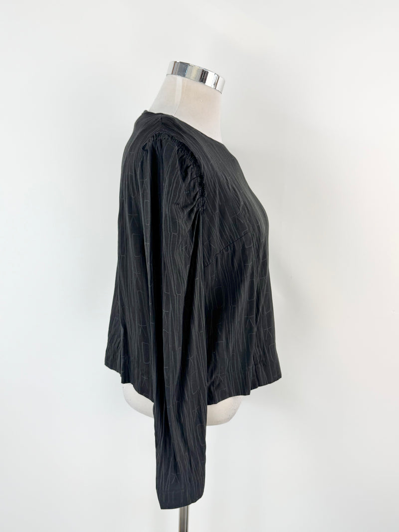 Nom*d Black Long Sleeve Blouse - AU12