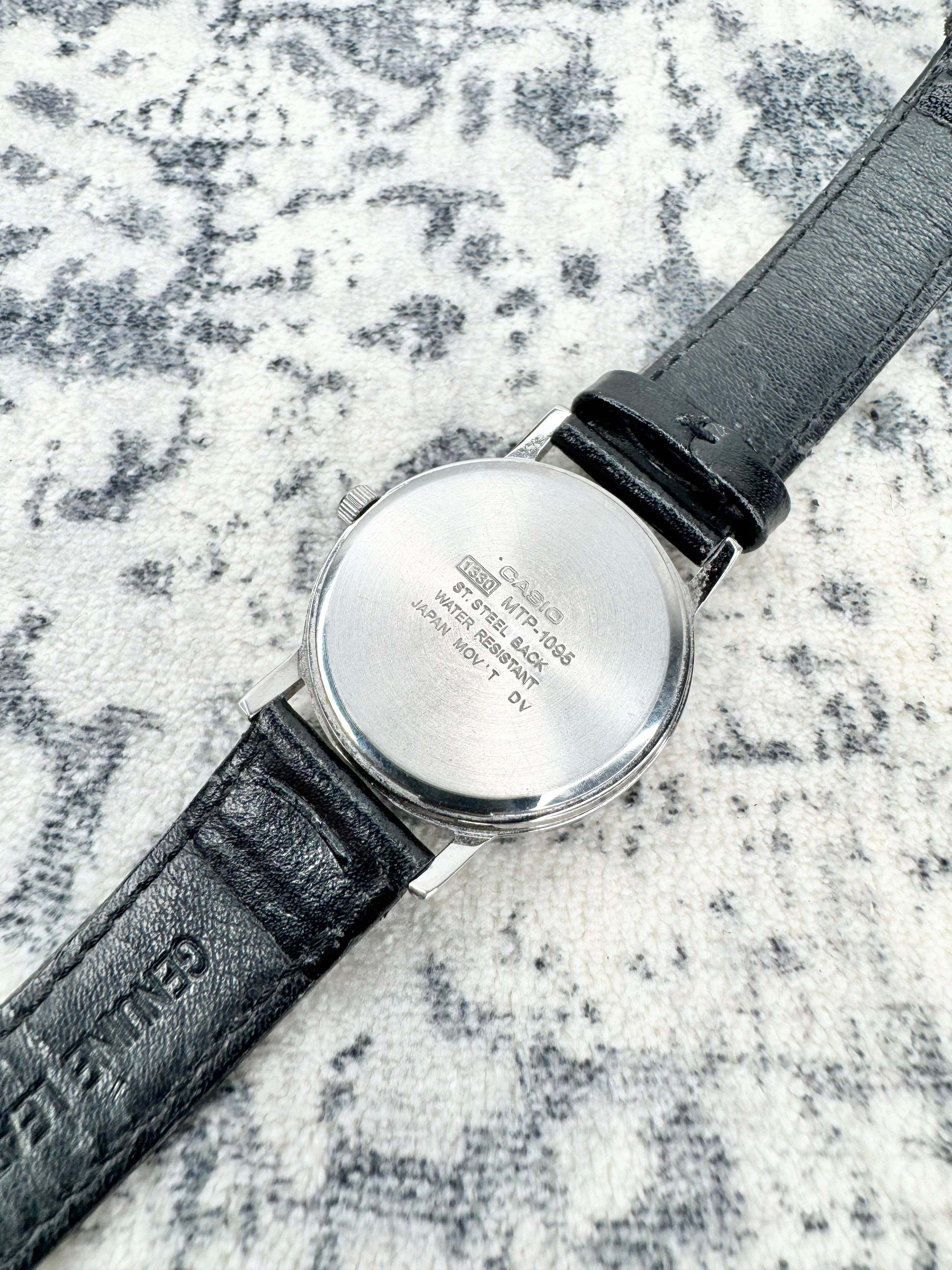 Casio Silver Dial MTP-1095E-7A Watch